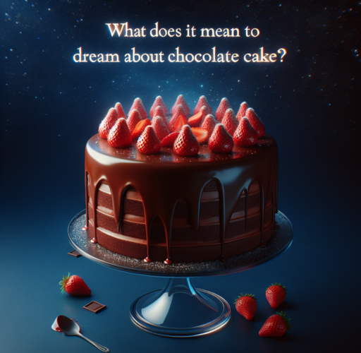 Qué significa soñar con un pastel de chocolate