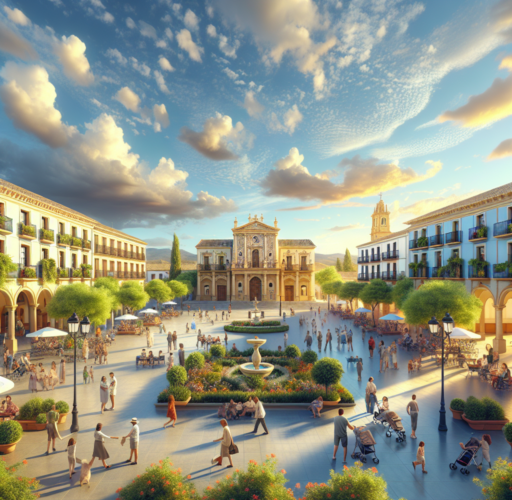 plaza de las naciones en mairena del aljarafe